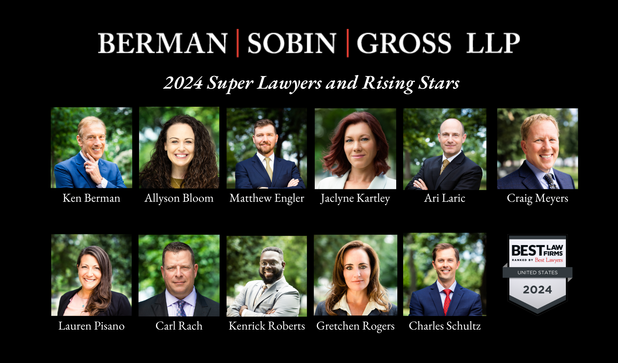 BSG Law Honored to Have 11 Lawyers Selected as Super Lawyers and Rising